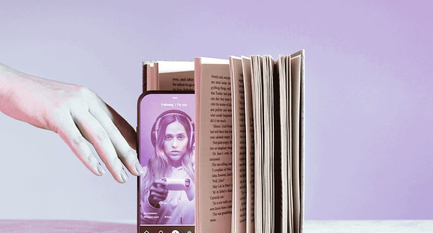 שילוב בין תוכן דיגיטלי לתוכן כתוב